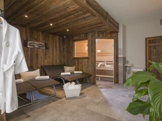 Saunabereich mit Biosauna und Ruhezone