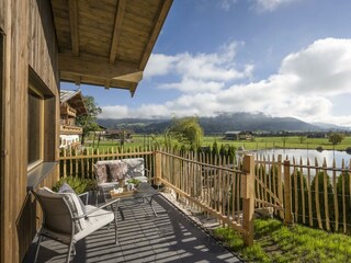 Terrasse Chalet Seeblick