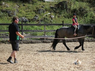 Reitunterricht in Tweng