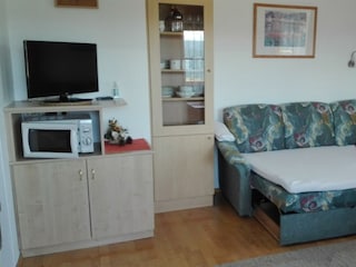 ausgezogene Couch
