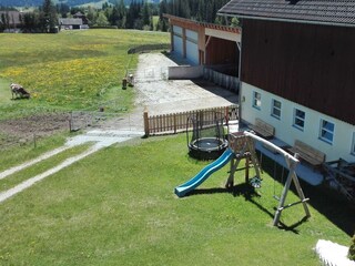 Ausblick vom Balkon