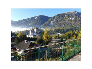 Aussicht vom Balkon