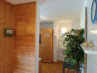 Sauna und Infrarotkabine