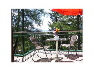 Balkon eines Zimmers
