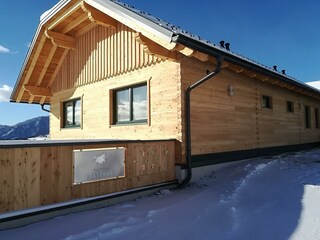 Seitenansicht Ferienhaus