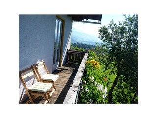 Ruhe genießen am Balkon