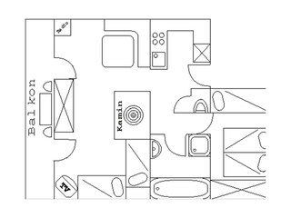 Grundriss Schloßblick