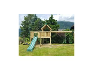 Neu errichteter Spielplatz