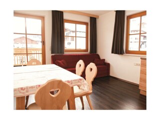 Appartement A1, Sitzecke Küche