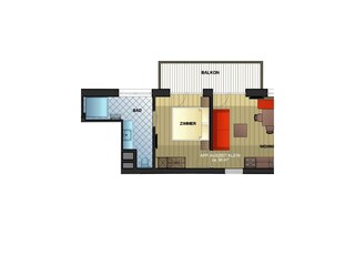 Grundriss Appartement Auszeit