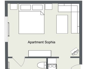 Grundriss Apartment Sophia