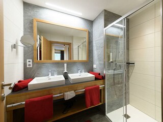 Badezimmer im Appartement Kreuzkogel