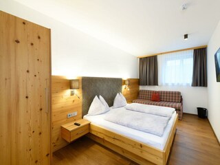 Schlafzimmer im Appartement Romantik