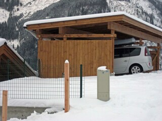 Parkplatz im Winter