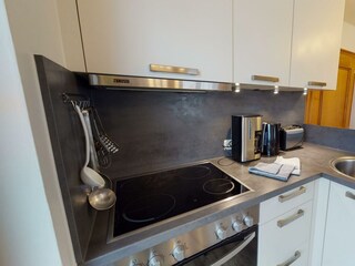 Apartment 1 Küche 2-mit-1-Schlafzimmer-Balkon-und-