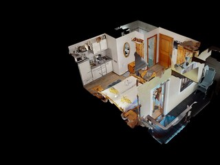 Studio-mit-Balkon-Grundriss