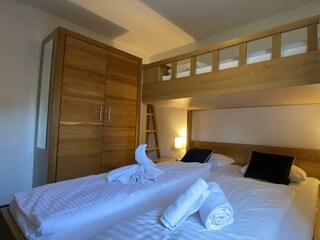 Schlafzimmer Garten Apartment mit Stockbett