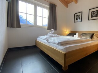 Schlafzimmer Penthouse Blick Kitzsteinhorn