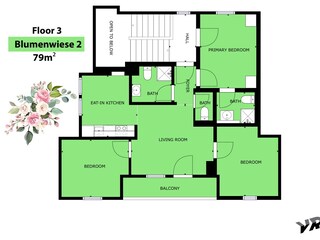 Raumplan Blumenwiese 2
