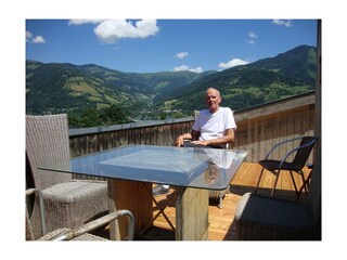 herliche Aussicht auf der Terrasse