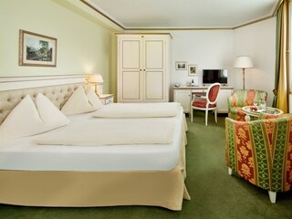 Komfort Doppelzimmer Wohn- und Schlafbereich