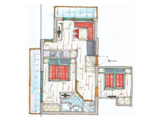 Grundriss Appartement 2