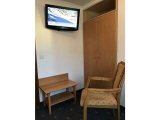 Einbettzimmer Flatscreen