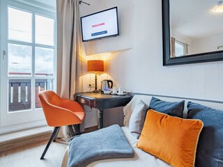 Doppelzimmer mit Seeblick Teestation