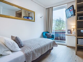 Einzelzimmer mit Bergblick