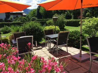 Frühstück auf der Terrasse