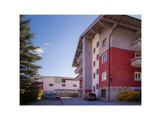 parking and entrance apartment house sigl