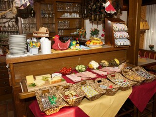 Frühstücksbuffet Pension Alpenrose Zell am See