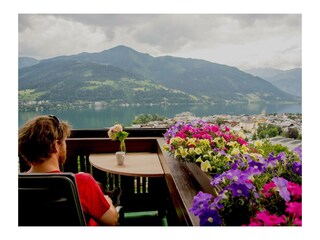 Ausblick über Zell am See