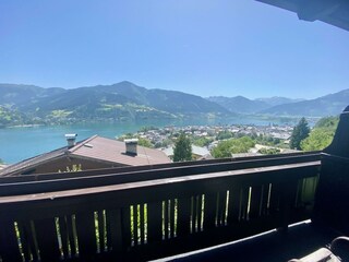 Ausblick vom Balkon