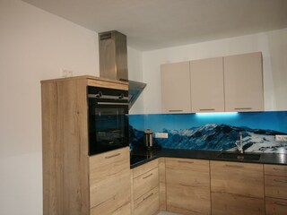 Küchenzeile im Wohnraum