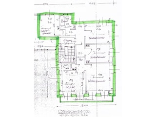 Grundriss Ferienwohnung 1. OG