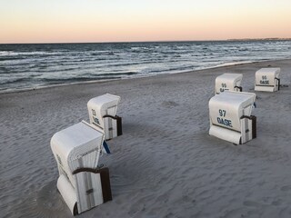 Ihr eigener Strandkorb lädt zum Verweilen ein