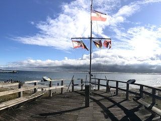 Traumhafter Blick auf die Ostsee von der Promenade