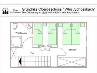 Vakantieappartement Aschau im Chiemgau Grondplan 42