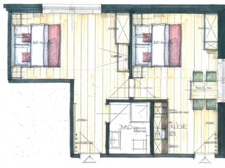 Appartement Lechnerberg_Skizze