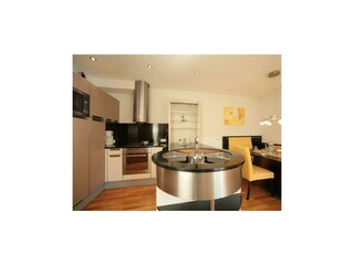 Gletscherblick Wohnküche