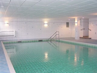 In-house swimming pool in the wellness area (free)