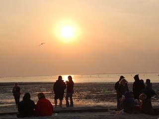 Romantischer Sonnenuntergang über der Nordsee !!