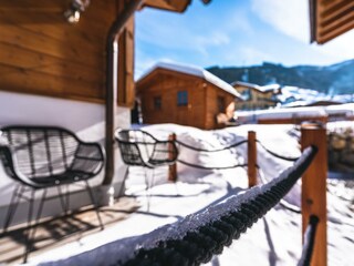 Winterliche Terrasse