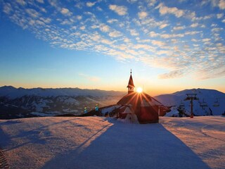 Sonnenuntergang in den Bergen..