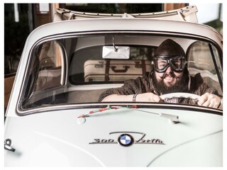 Herzstück der Lobby .. unsere Isetta
