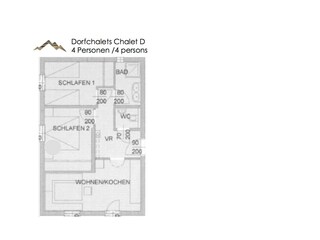 Grundriss Chalet D