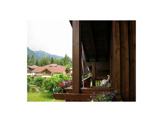 App. 1/1 Aussicht vom Balkon