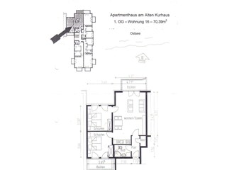 Vakantieappartement Am schwarzen Busch Grondplan 31