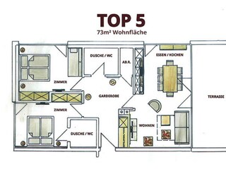 Apartmentskizze - Top 5
